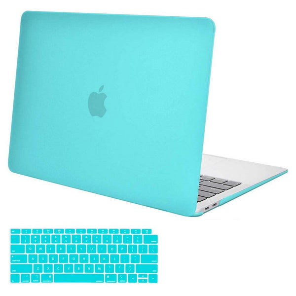 MacBook Air 13 Inch Case 2020 2019 2018, A1932, A2179, A2337 Shell Case Keyboard Cover tiffany blue - John Cootes