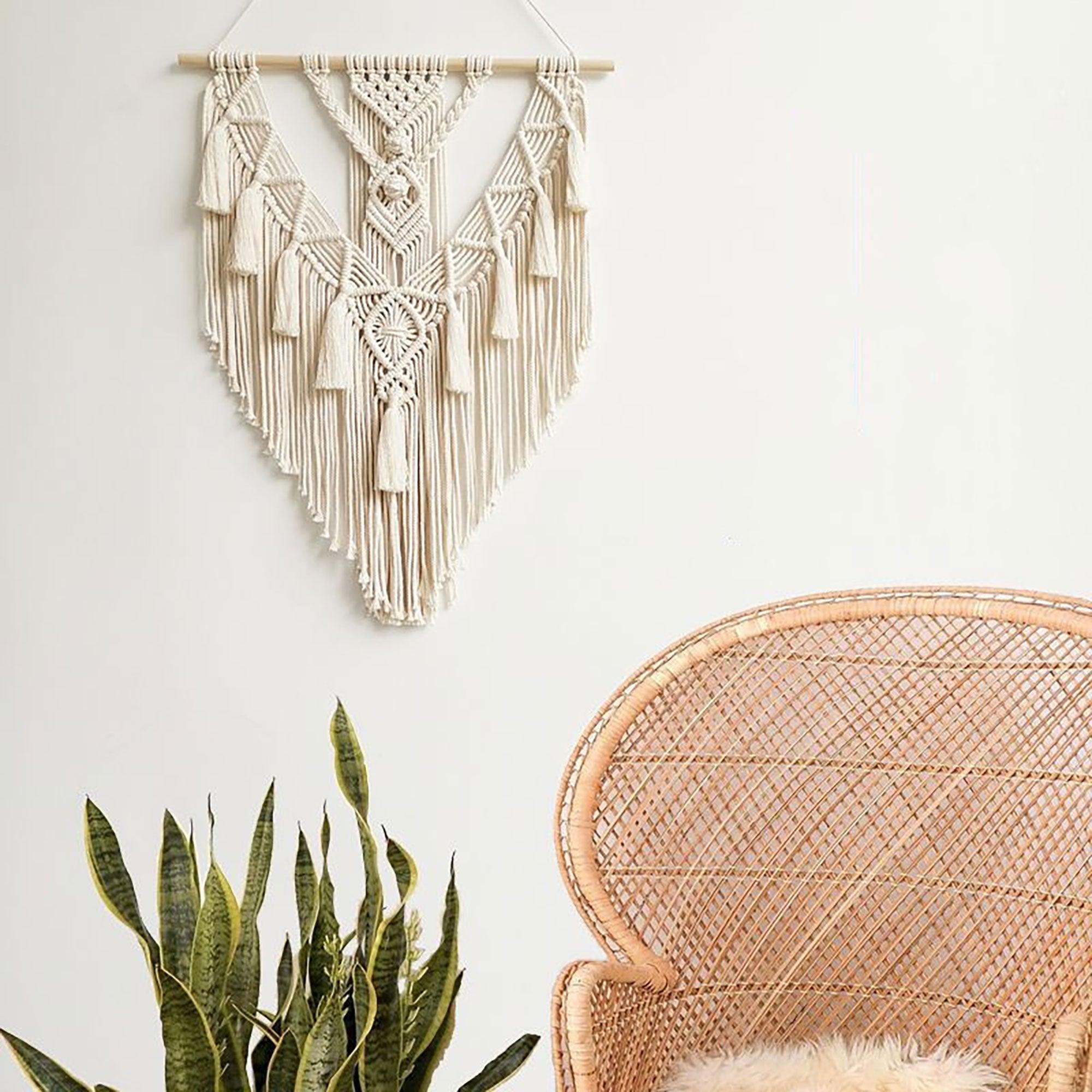 Macrame Wall Hanging-Natural - John Cootes