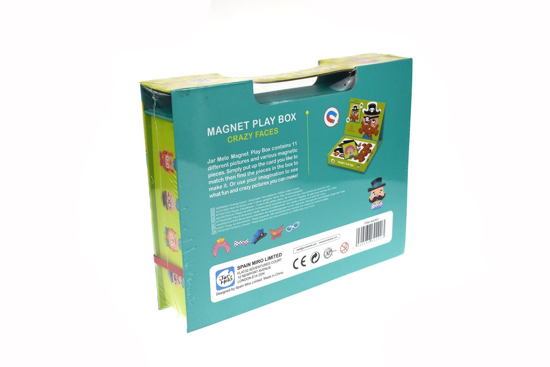 MAGNET PLAY BOX - CRAZY FACES - John Cootes