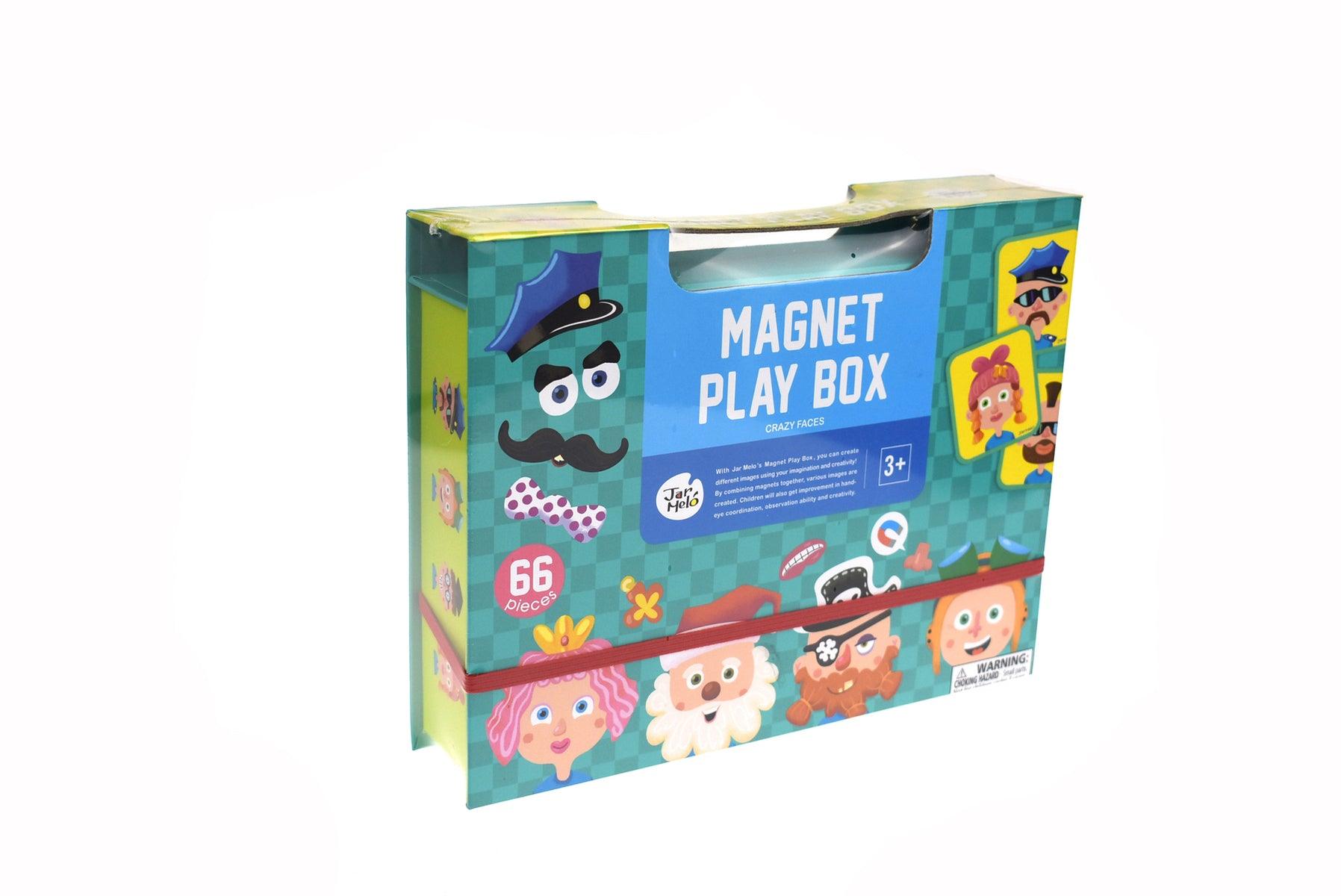 MAGNET PLAY BOX - CRAZY FACES - John Cootes