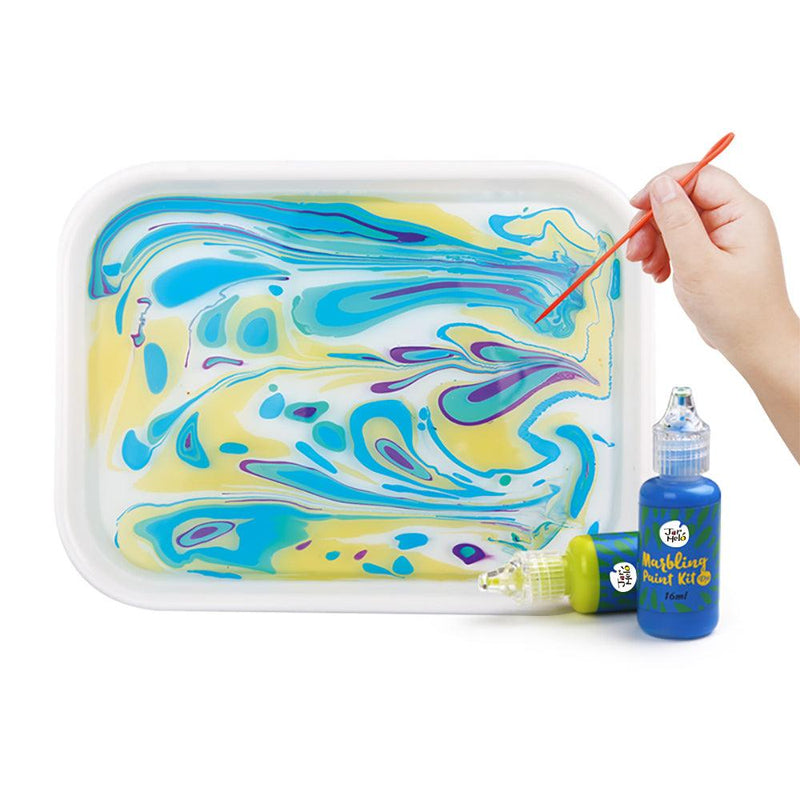 MARBLING PAINT - 12 COLOURS CRAFT KIT - John Cootes