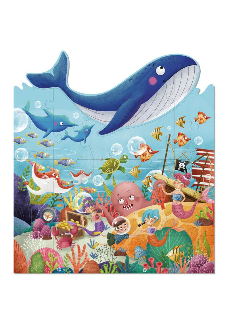 MARINE LIFE JIGSAW FLOOR PUZZLE 30PCS - John Cootes