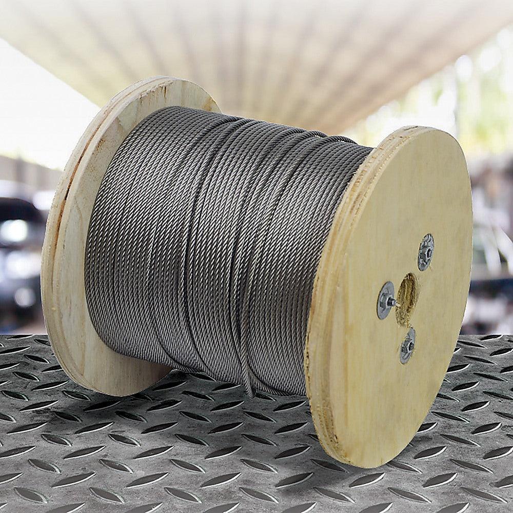 Marine Stainless Steel Wire G316 Wire Balustrade Cable Rope 3.2mm 7x7 Decking - John Cootes