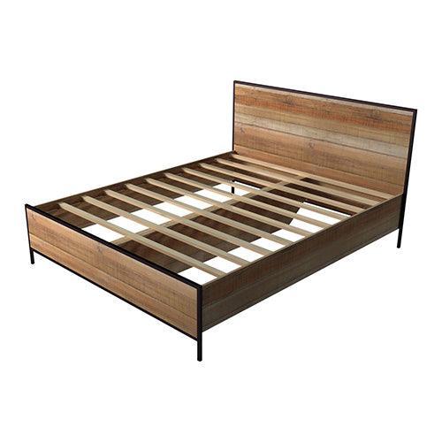 Mascot Bedframe Queen Size Oak - John Cootes