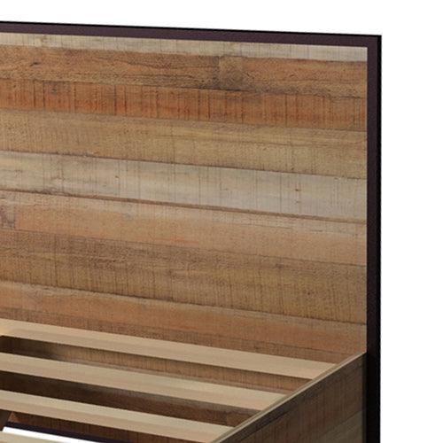 Mascot Bedframe Queen Size Oak - John Cootes