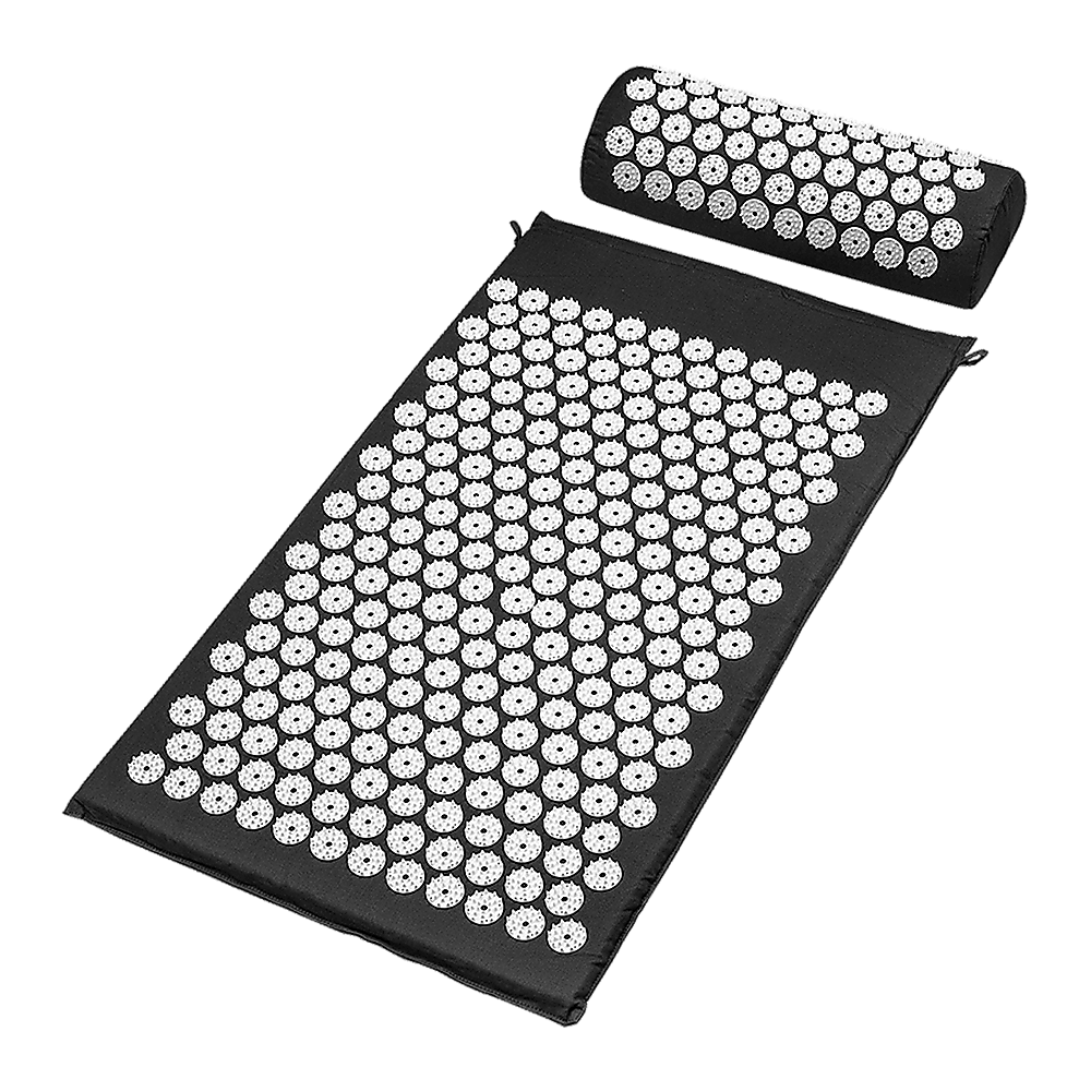 Massage Acupressure Yoga Mat With Pillow Sit Mats Cut Pain Stress Soreness - John Cootes