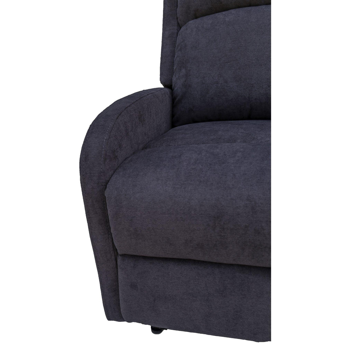 Maximum Comfy Maxcomfy Fabric Manual Recliner Lounge Arm Chair - Dark Grey