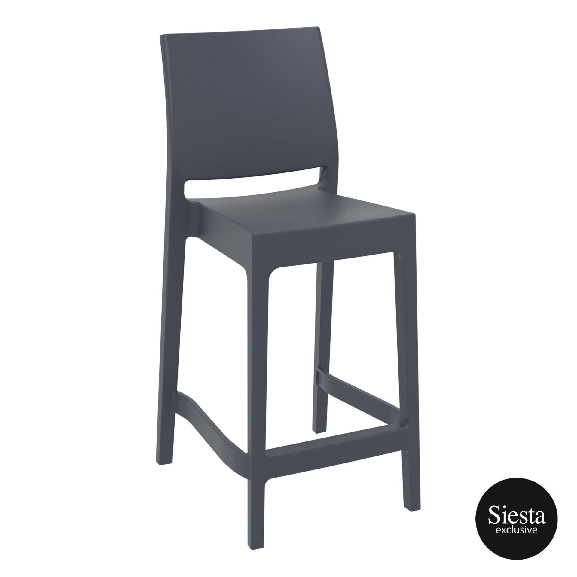 Maya Barstool 65 - Anthracite - John Cootes