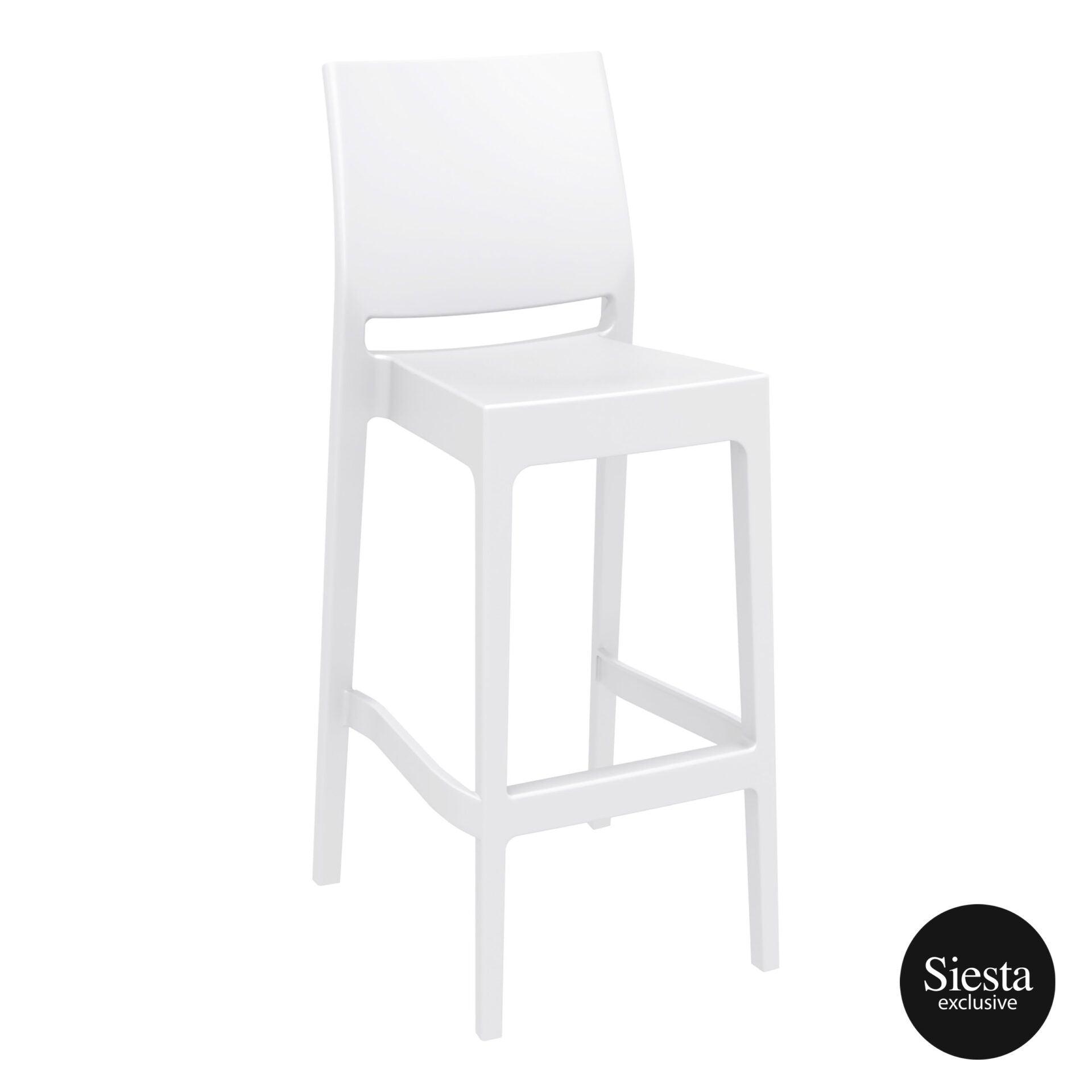 Maya Barstool 75 - White - John Cootes