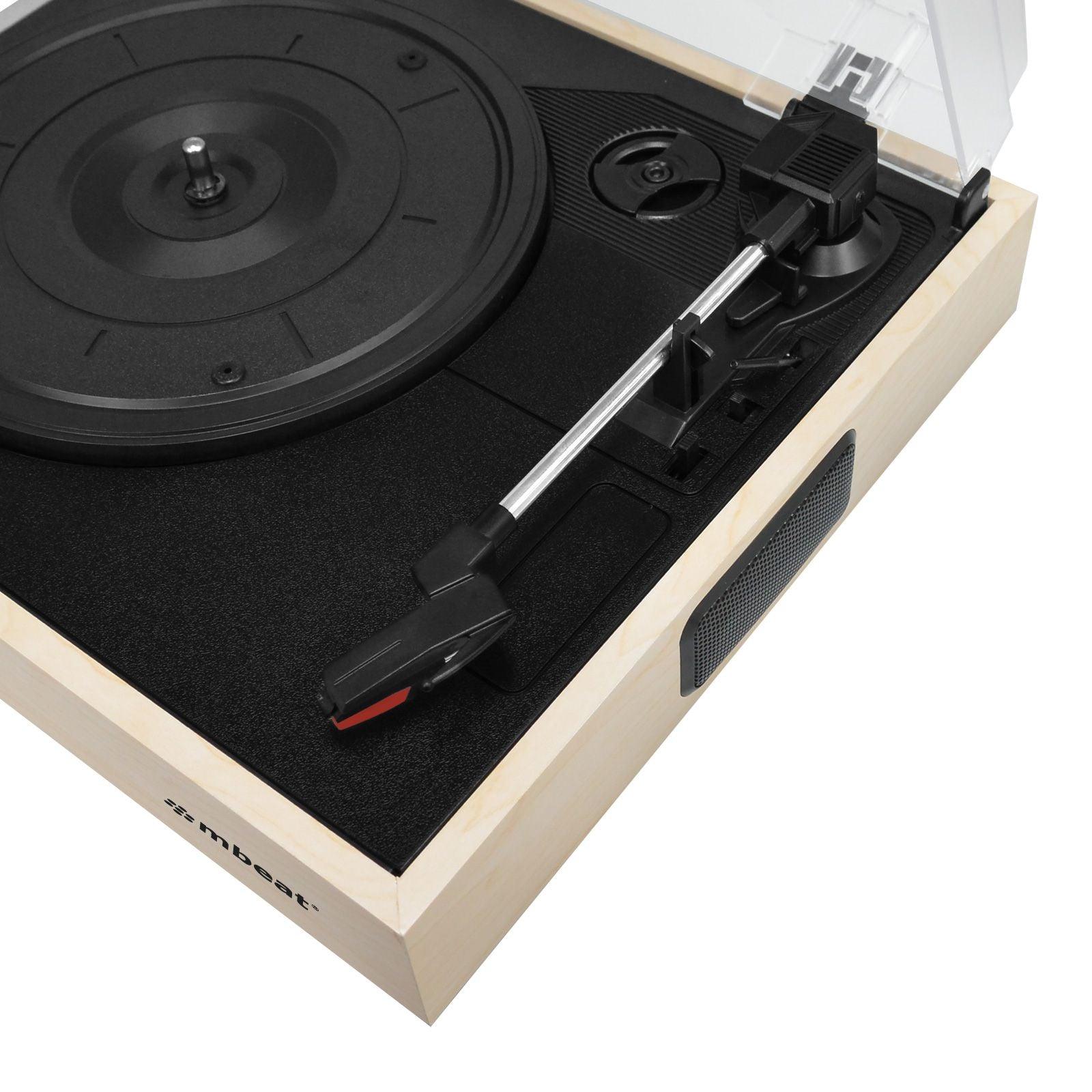 mbeat Slim Wooden Style USB Turntable - John Cootes