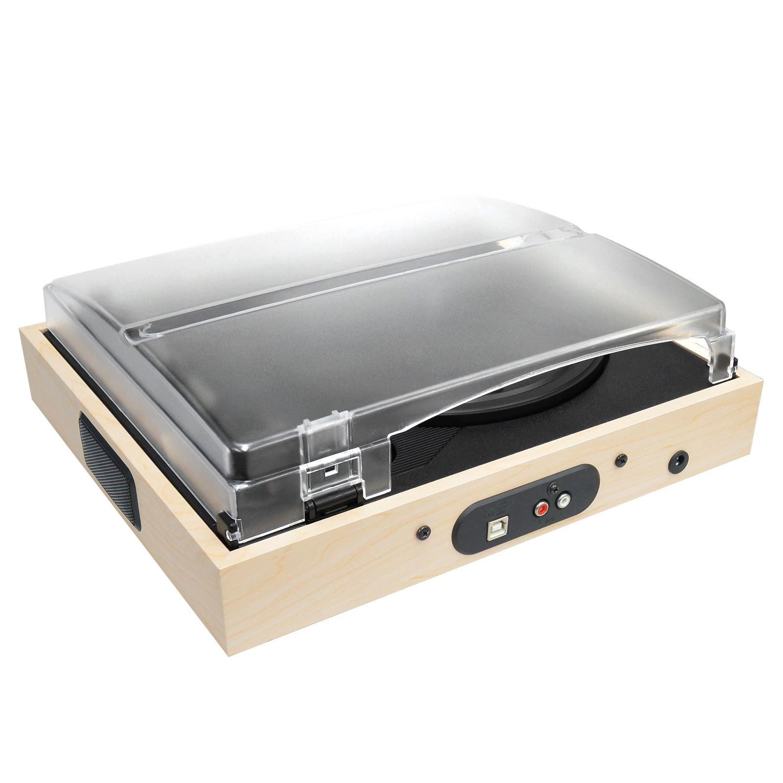 mbeat Slim Wooden Style USB Turntable - John Cootes