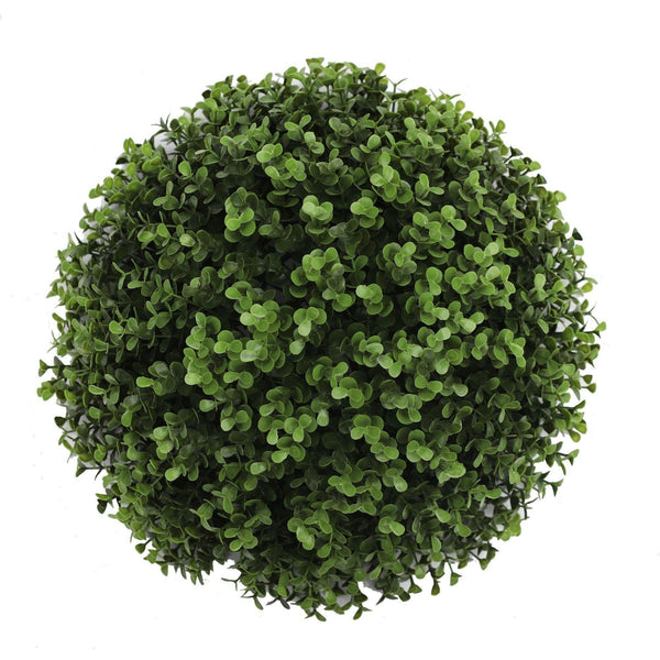 Medium Artificial Topiary Ball Natural Buxus 28cm - John Cootes