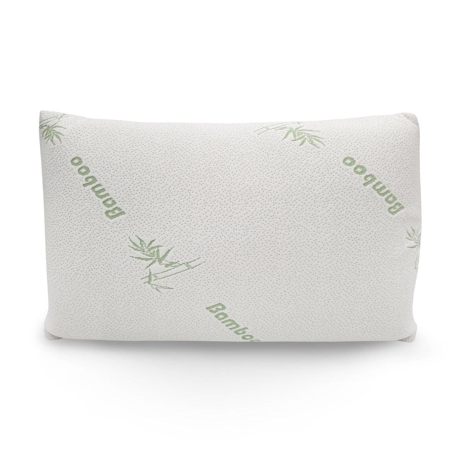 Memory Foam Pillow Bamboo Covered Ultra Soft Hypoallergenic - John Cootes