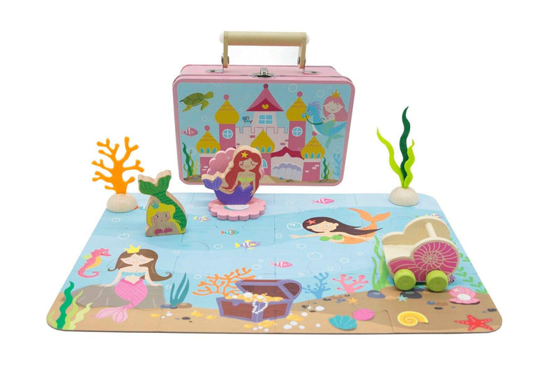 MERMAID PLAYSET IN TIN CASE - John Cootes