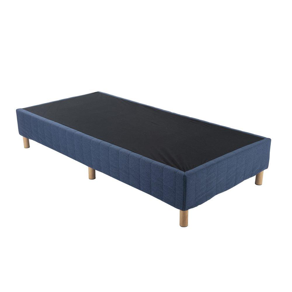 Metal Bed Frame Mattress Foundation Blue &#8211; Double - John Cootes