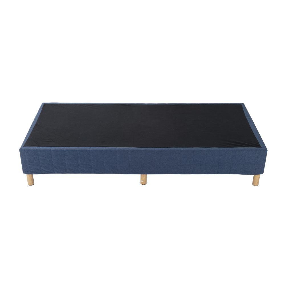 Metal Bed Frame Mattress Foundation Blue &#8211; Double - John Cootes