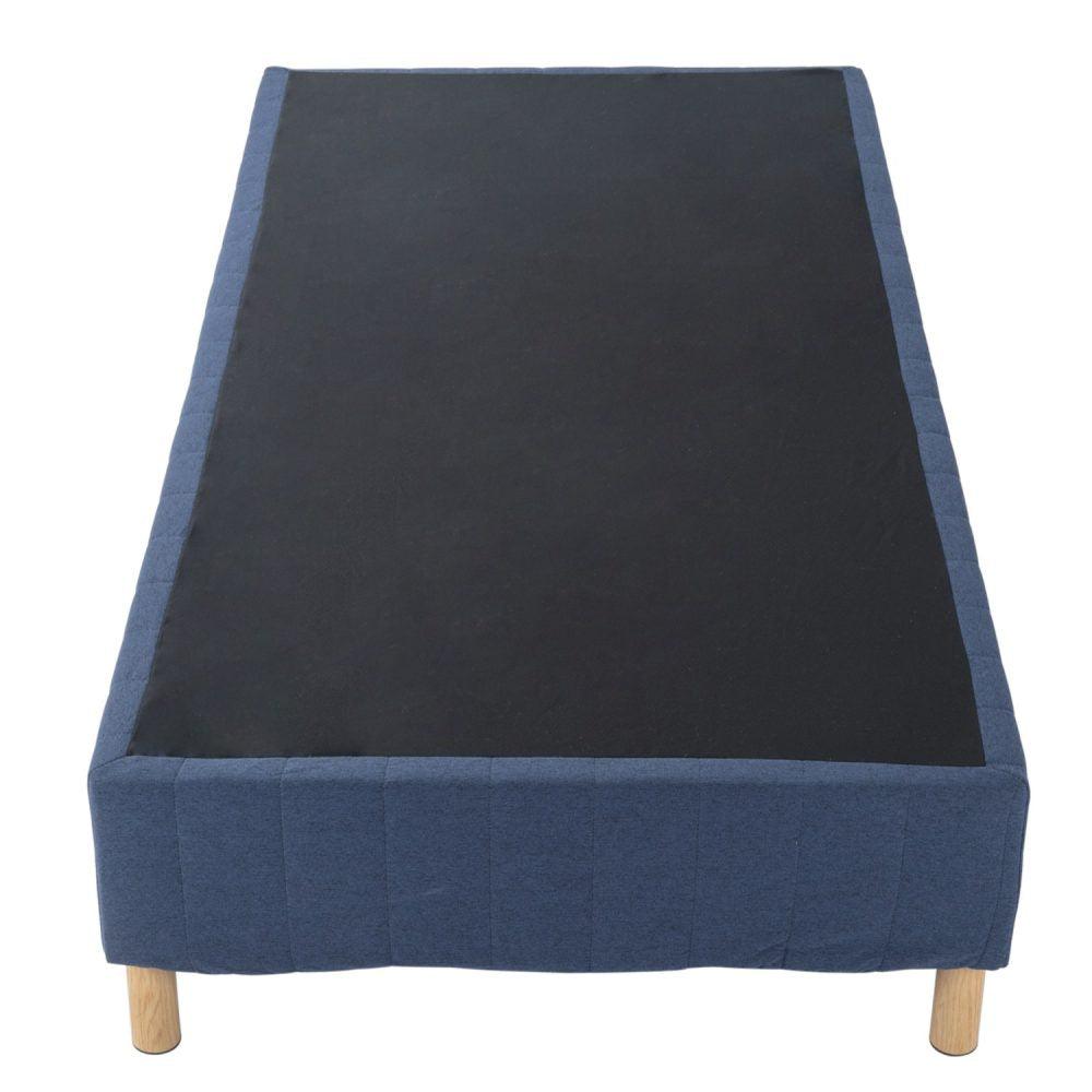 Metal Bed Frame Mattress Foundation Blue &#8211; Single - John Cootes