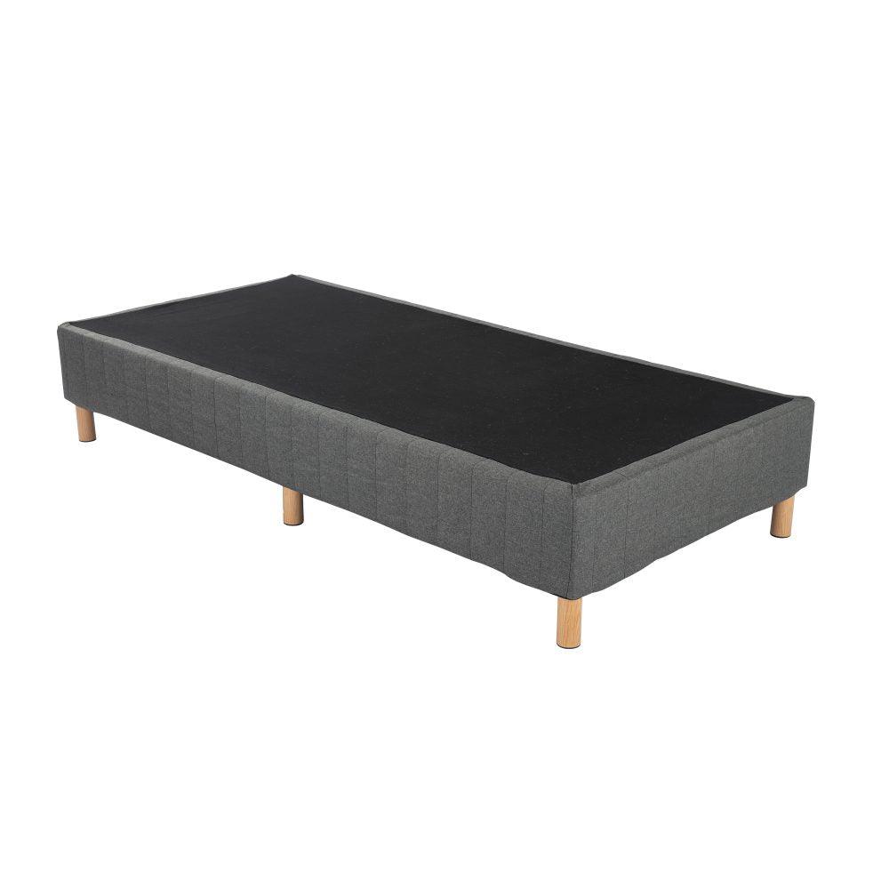 Metal Bedframe Mattress Foundation (Dark Grey) &#8211; Double - John Cootes