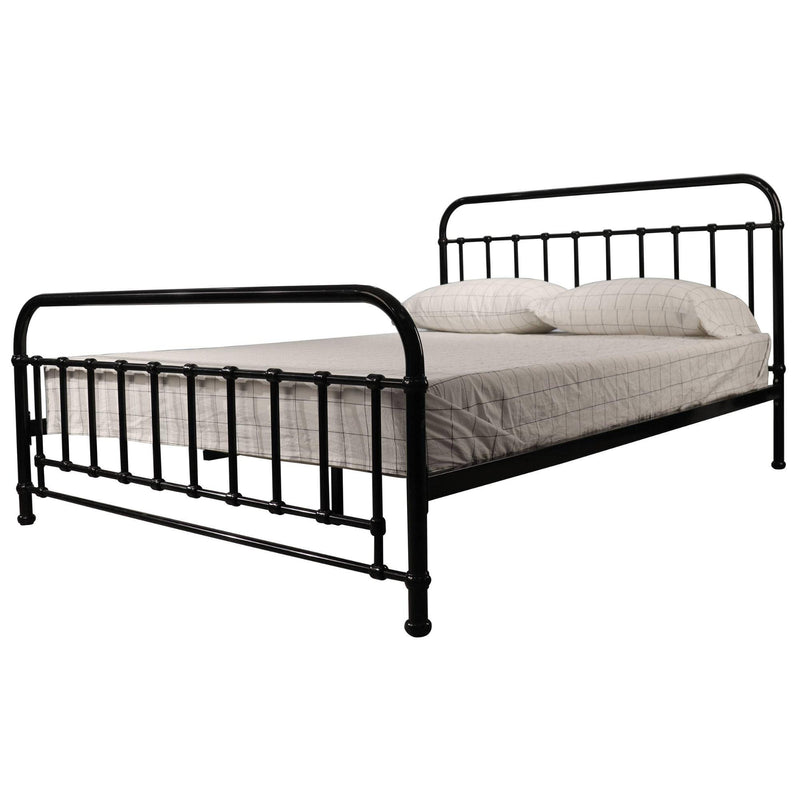 Metallica Double Bed Size Metal Frame Platform Mattress Base - Black - John Cootes