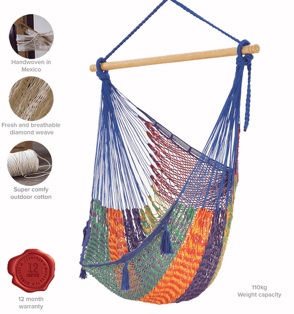 Mexican Hammock Swing Chair Mexicana - John Cootes
