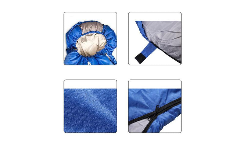 Micro Compact Design Thermal Sleeping Bag Blue - John Cootes