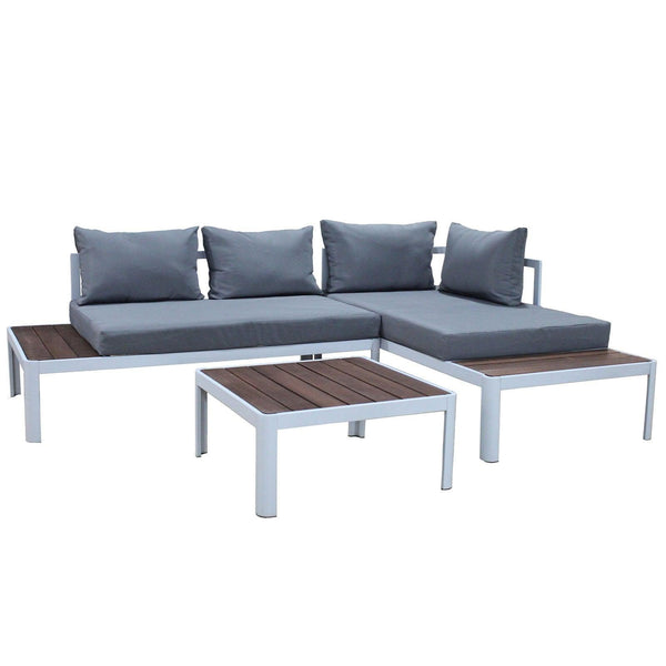 Milano 3pc Outdoor Furniture Lounge Sofa Set Poolside Deck Patio Setting Garden - John Cootes