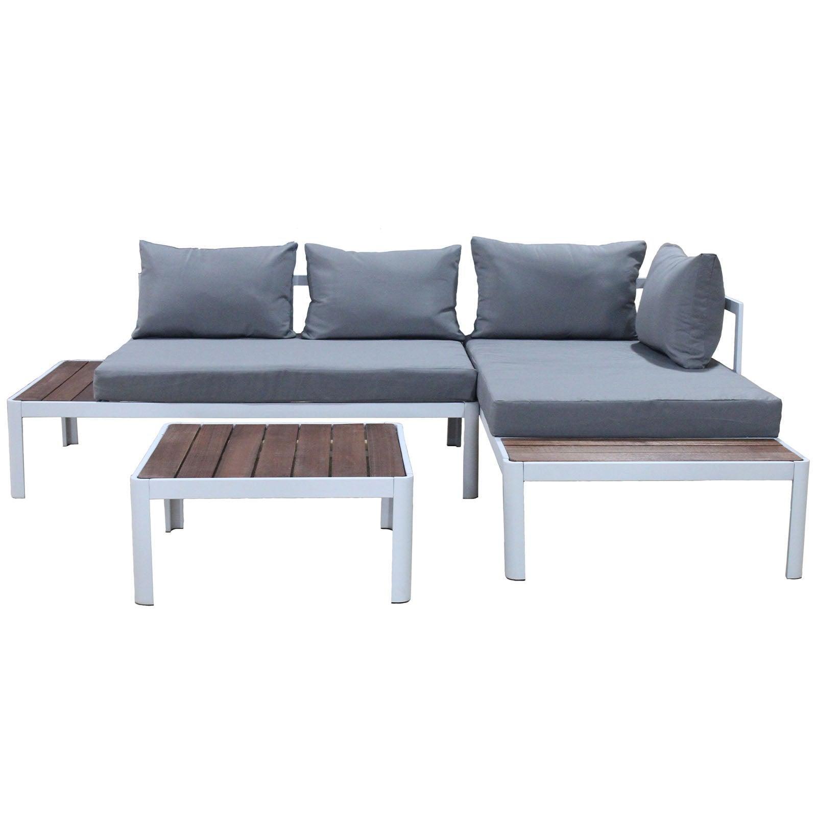 Milano 3pc Outdoor Furniture Lounge Sofa Set Poolside Deck Patio Setting Garden - John Cootes