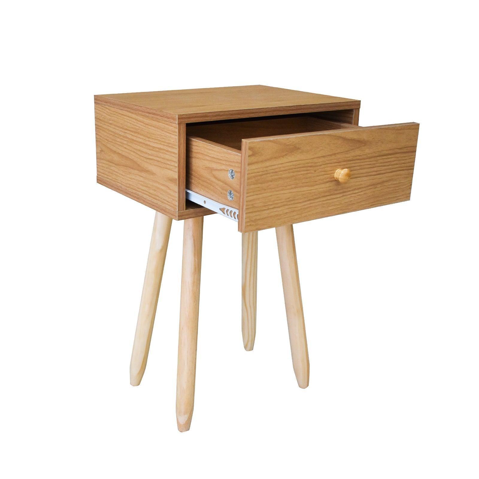 Milano Decor Bedside Table Kirrawee Drawers Nightstand Unit Cabinet Storage - John Cootes