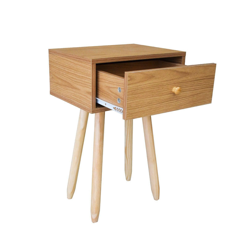 Milano Decor Bedside Table Kirrawee Drawers Nightstand Unit Cabinet Storage - John Cootes