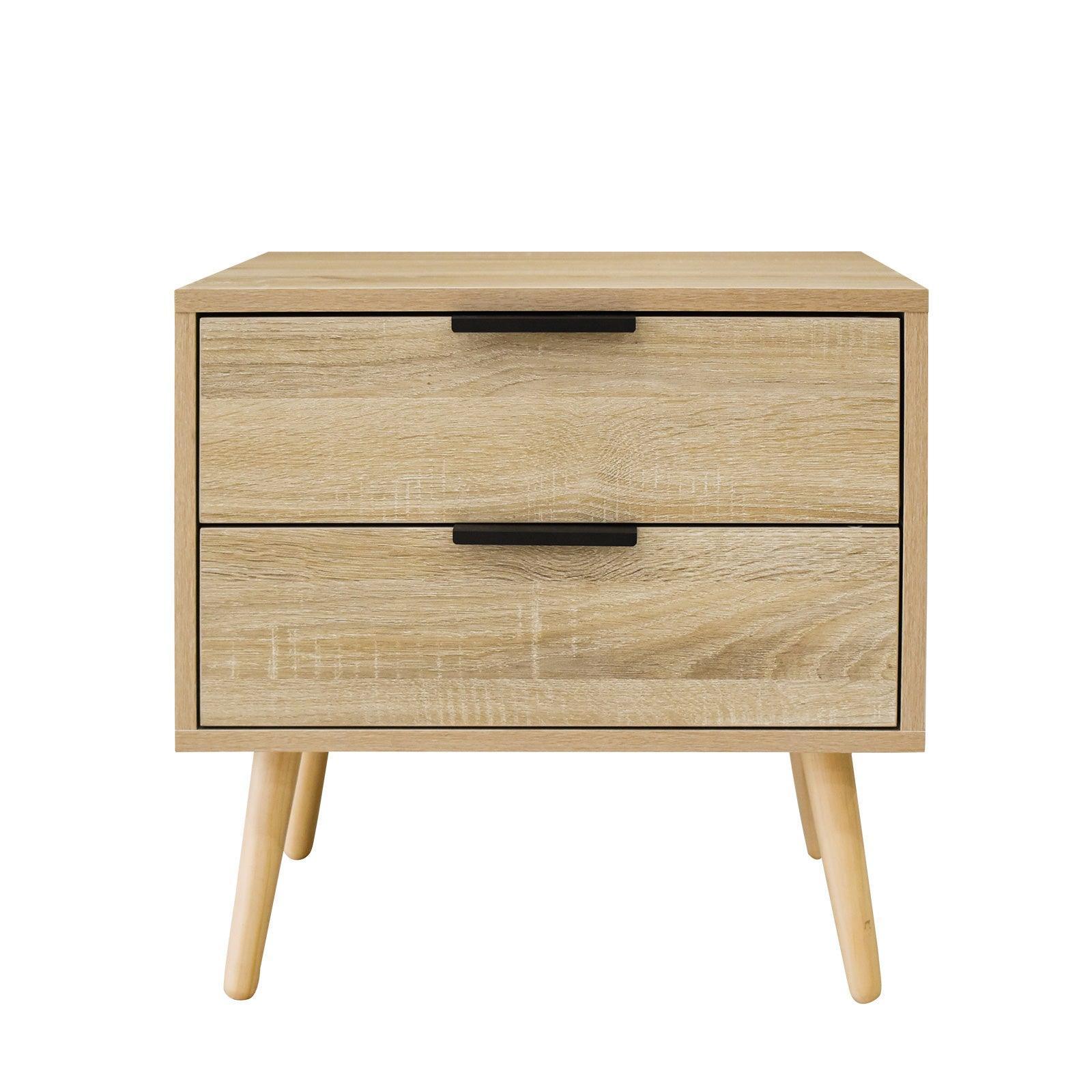 Milano Decor Bedside Table Paddington Drawers Nightstand Unit Cabinet Storage - John Cootes