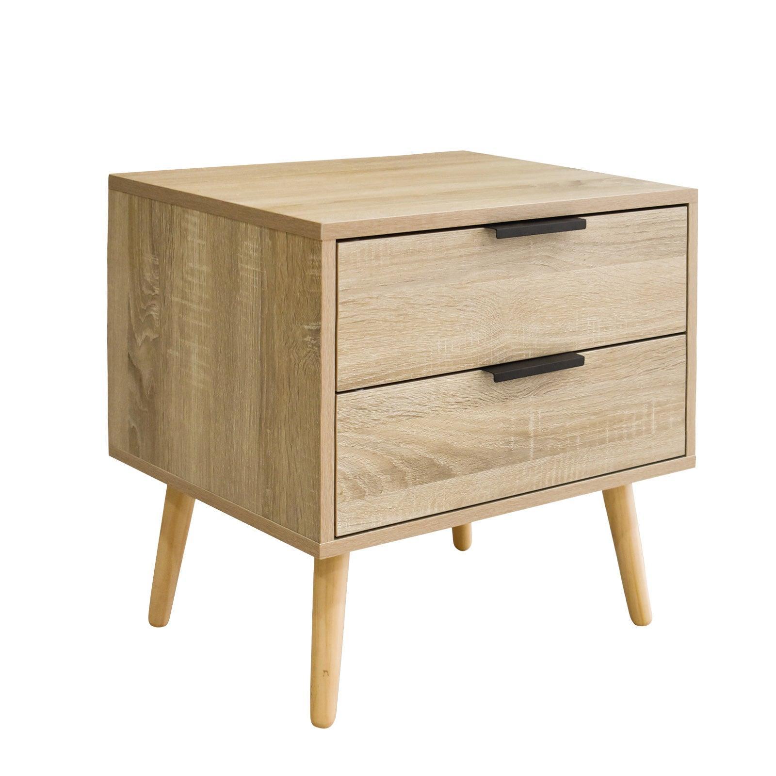 Milano Decor Bedside Table Paddington Drawers Nightstand Unit Cabinet Storage - John Cootes