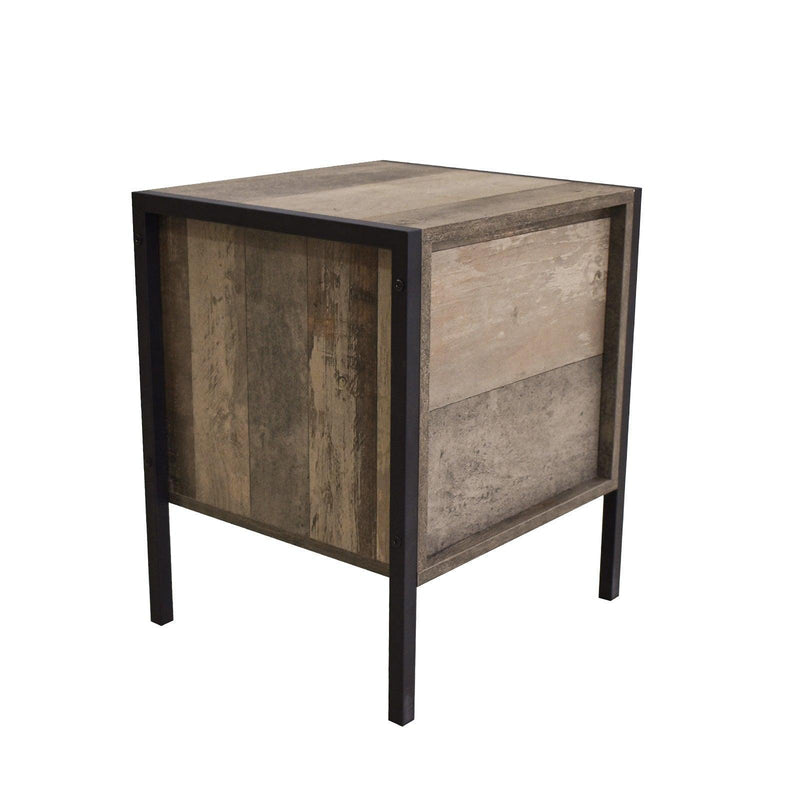 Milano Decor Bedside Table Palm Beach Drawers Nightstand Unit Cabinet Storage - John Cootes