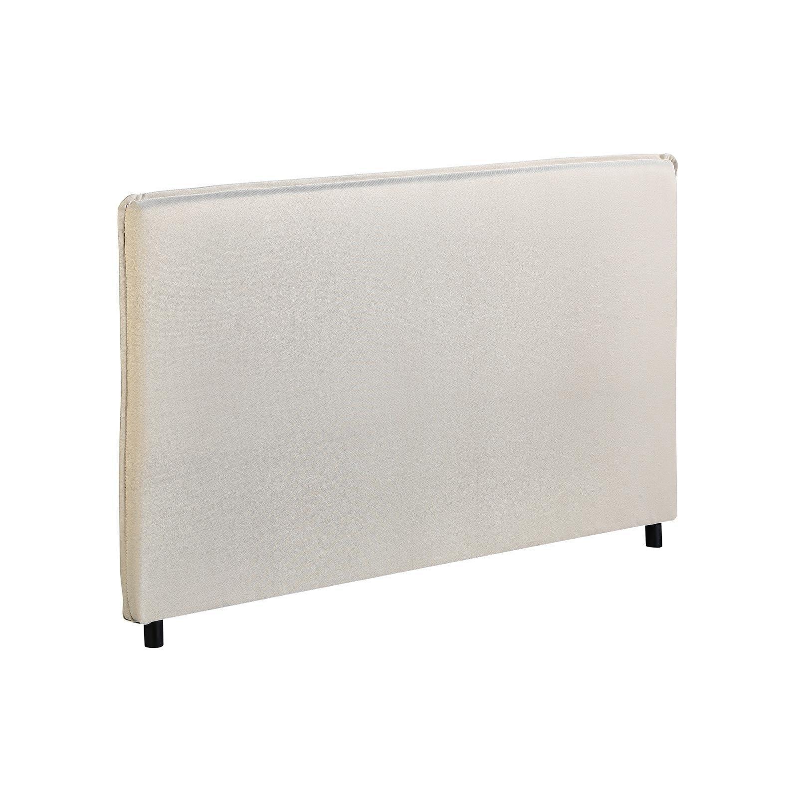 Milano Decor Malaga Natural Bed Head Headboard Bedhead Upholstered - King - Natural - John Cootes