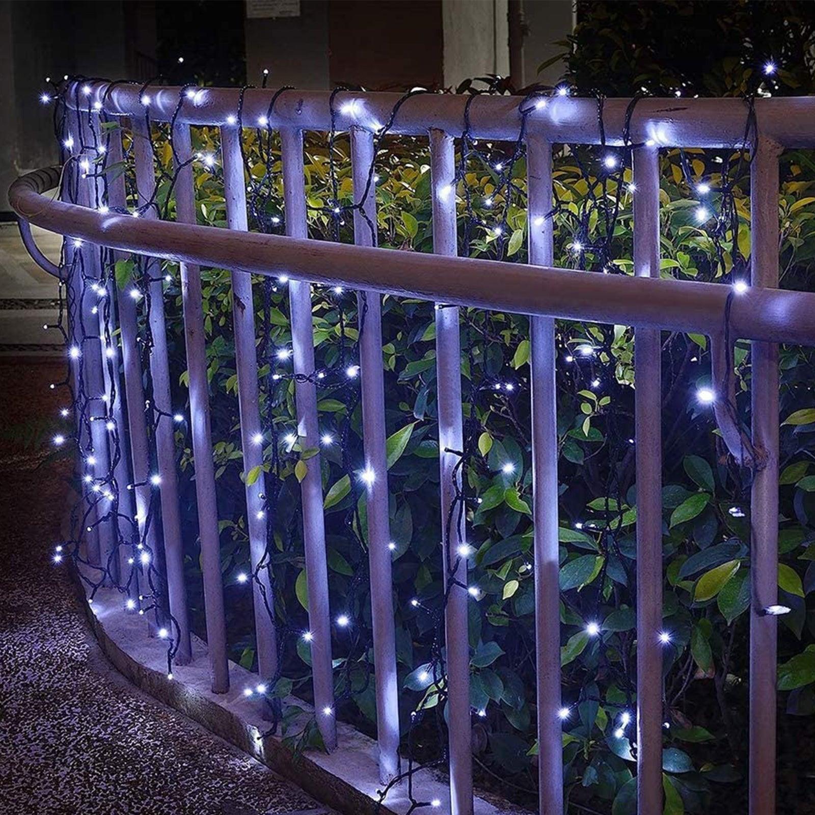 Milano Decor Outdoor LED Plug In Fairy Lights - White - 200 Lights - John Cootes