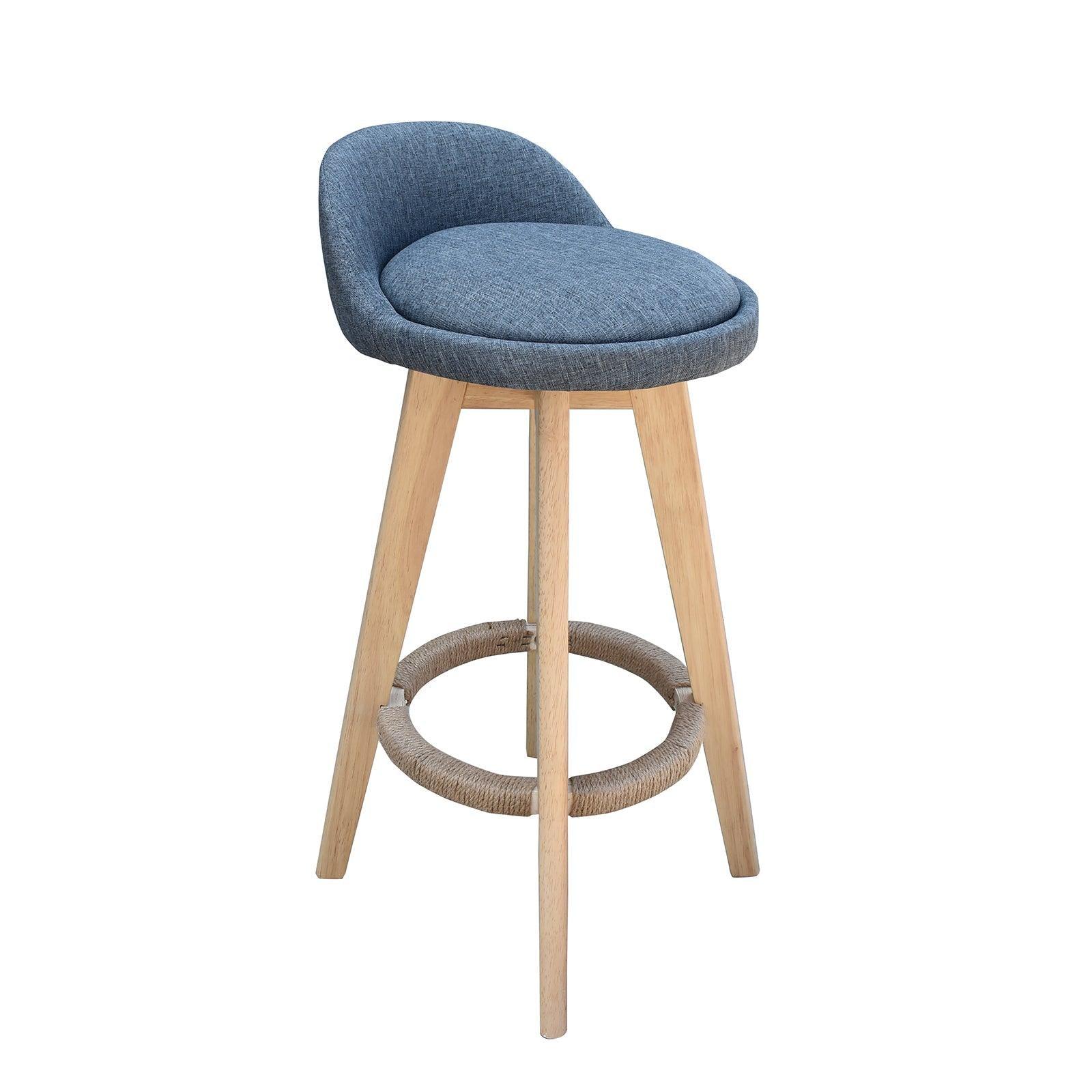Milano Decor Phoenix Barstool Grey Chairs Kitchen Dining Chair Bar Stool - One Pack - Grey - John Cootes