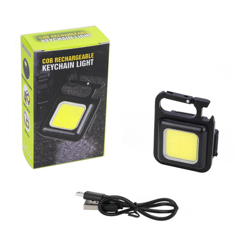 Mini Waterproof Rechargeable LED Light USB Flashlight-Lamp Torch Pocket Keychain - John Cootes