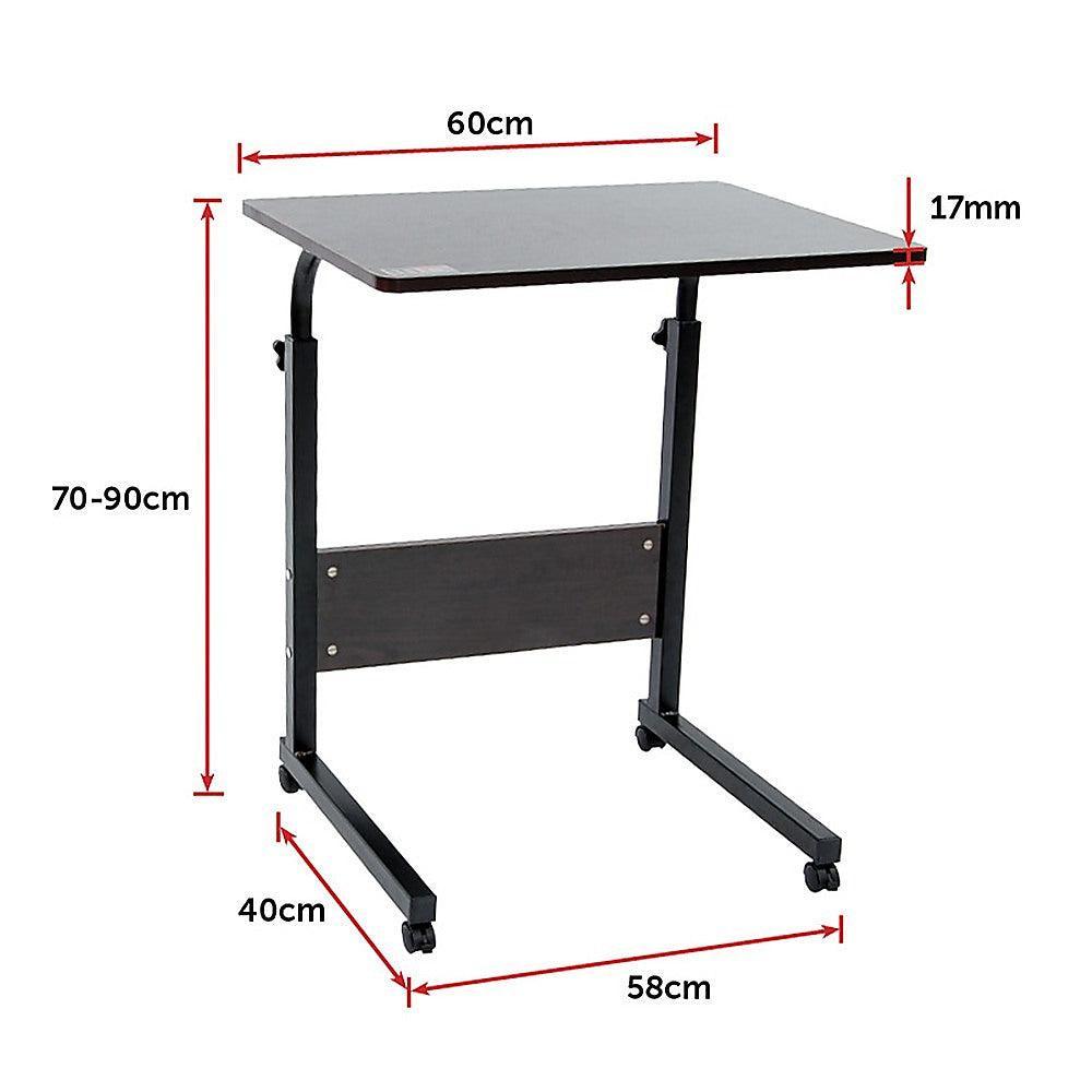 Mobile Laptop Desk Bed Stand Computer Table Adjustable Notebook Bedside Table - John Cootes