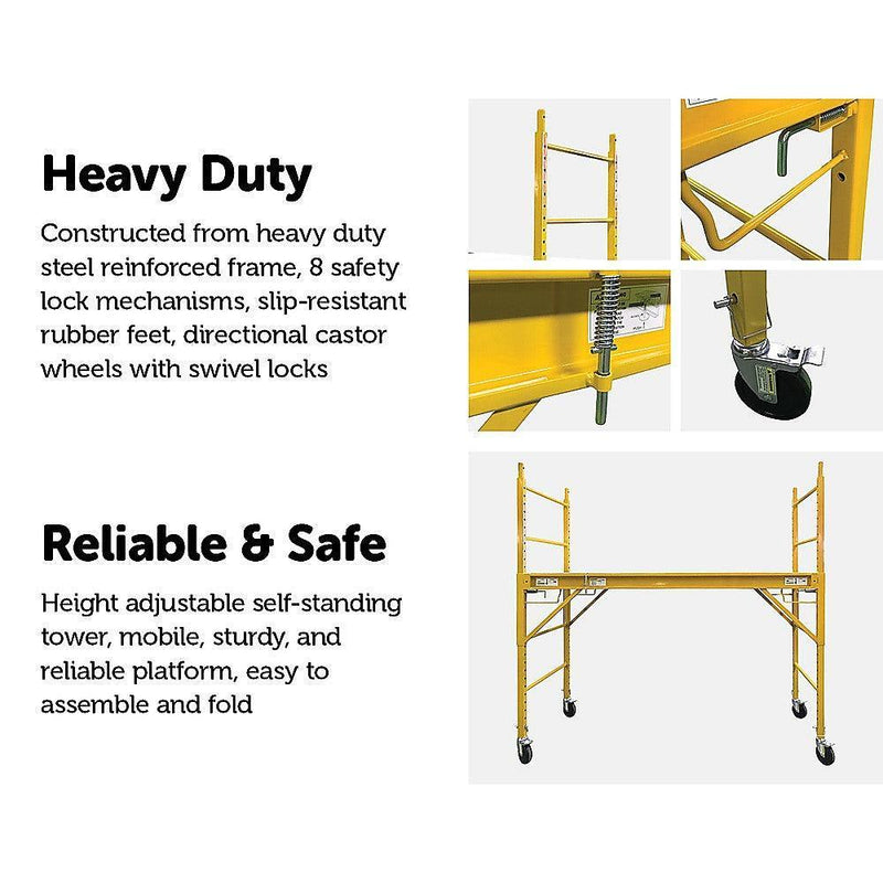 Mobile Safety High Scaffold / Ladder Tool -450KG - John Cootes