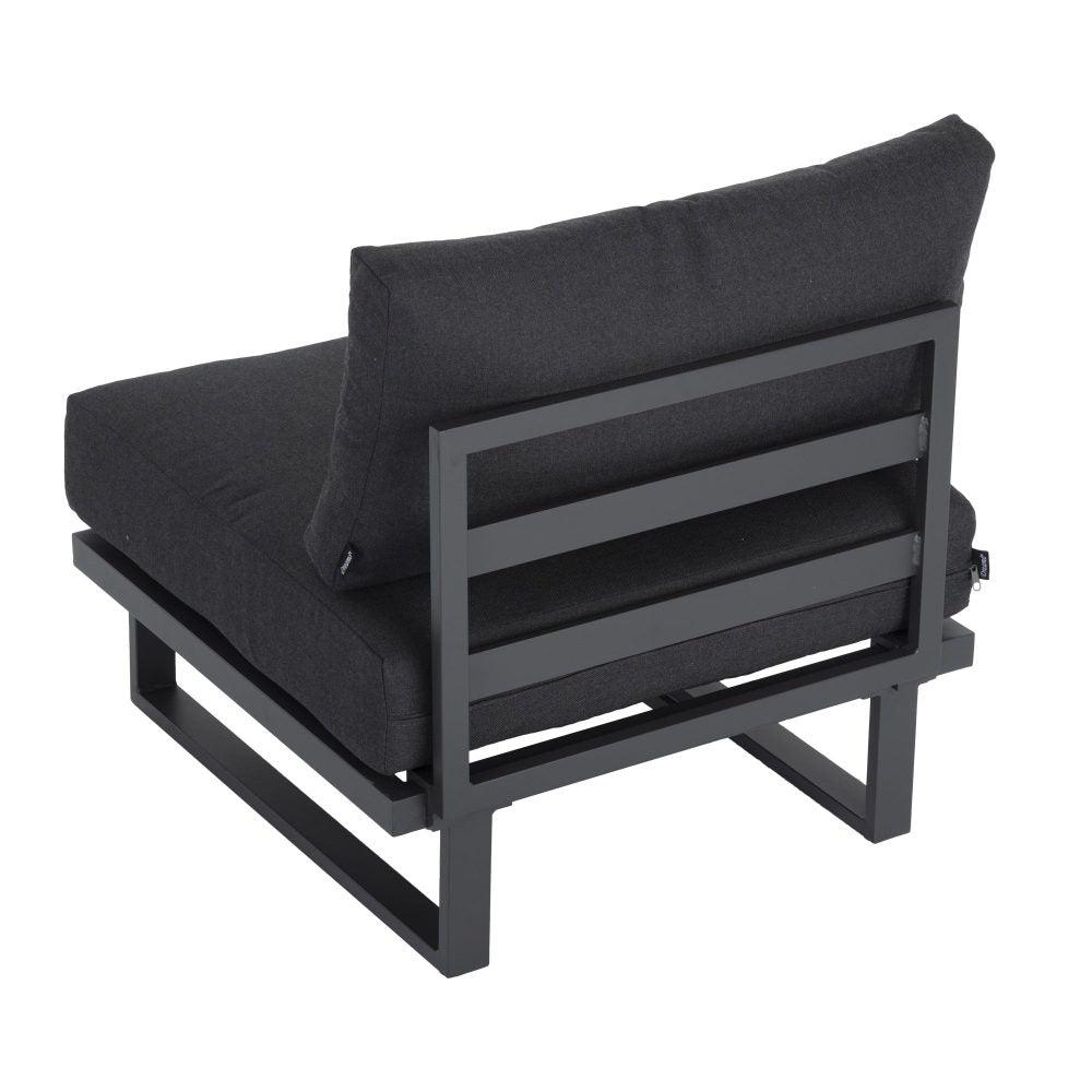 Modern Outdoor 6 Piece Lounge Set with Slatted Polywood Design - John Cootes