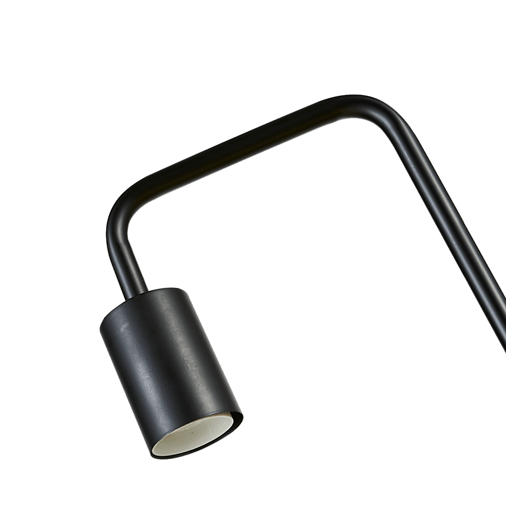 Modern Table lamp Desk Light Bedside Bedroom Black - John Cootes