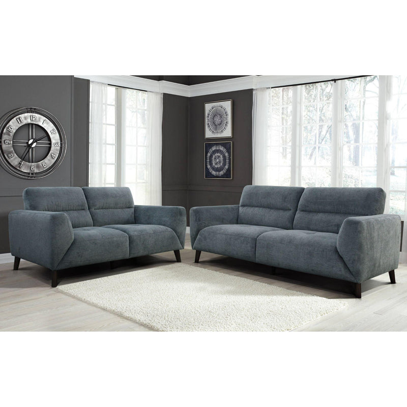 Monarch 3 Seater Sofa Fabric Uplholstered Lounge Couch - Charcoal - John Cootes