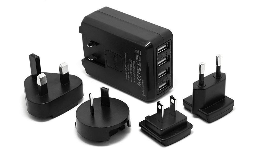 Mozbit 4.5A 4-Port USB Travel Wall Charger - John Cootes