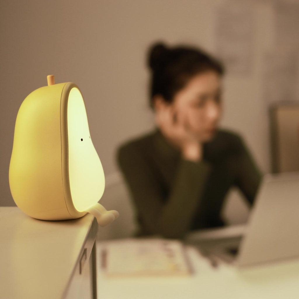 Muid Pear Night Lamp Warm Yellow HM--106-MUID - John Cootes