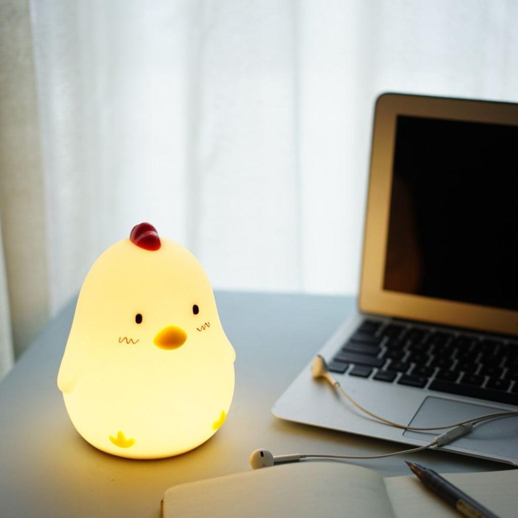 Muid Sleepy Chicken Night Lamp Function Only White HM--103-MUID - John Cootes