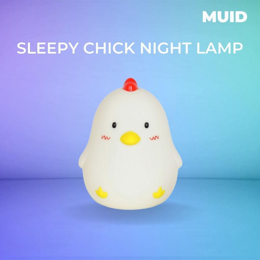 Muid Sleepy Chicken Night Lamp Function Only White HM--103-MUID - John Cootes