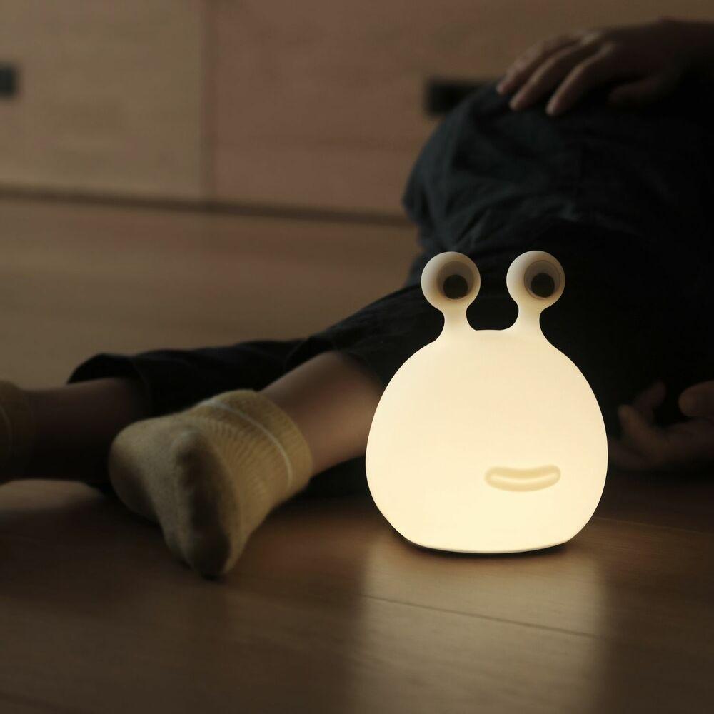 Muid Slug Night Lamp White HM--101-MUID - John Cootes