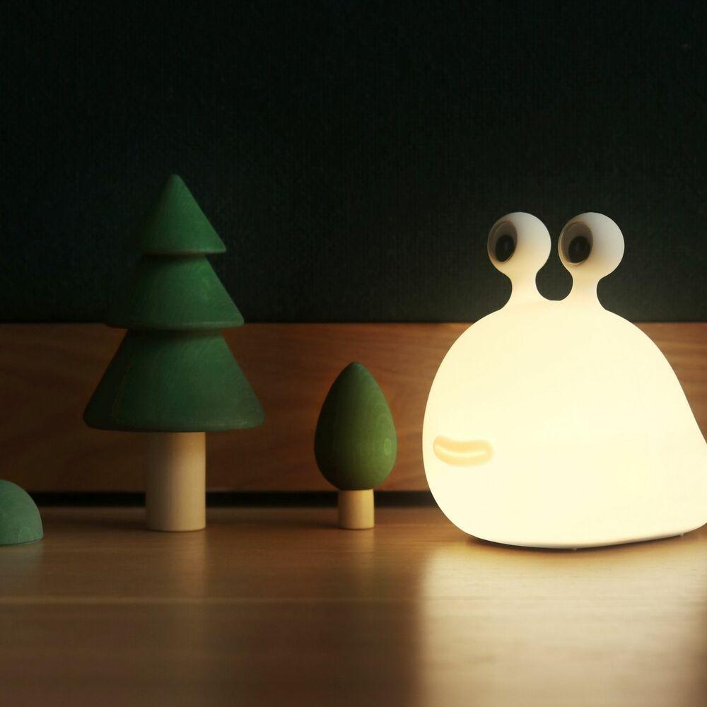 Muid Slug Night Lamp White HM--101-MUID - John Cootes