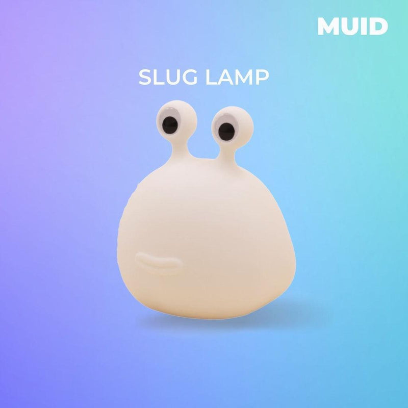 Muid Slug Night Lamp White HM--101-MUID - John Cootes
