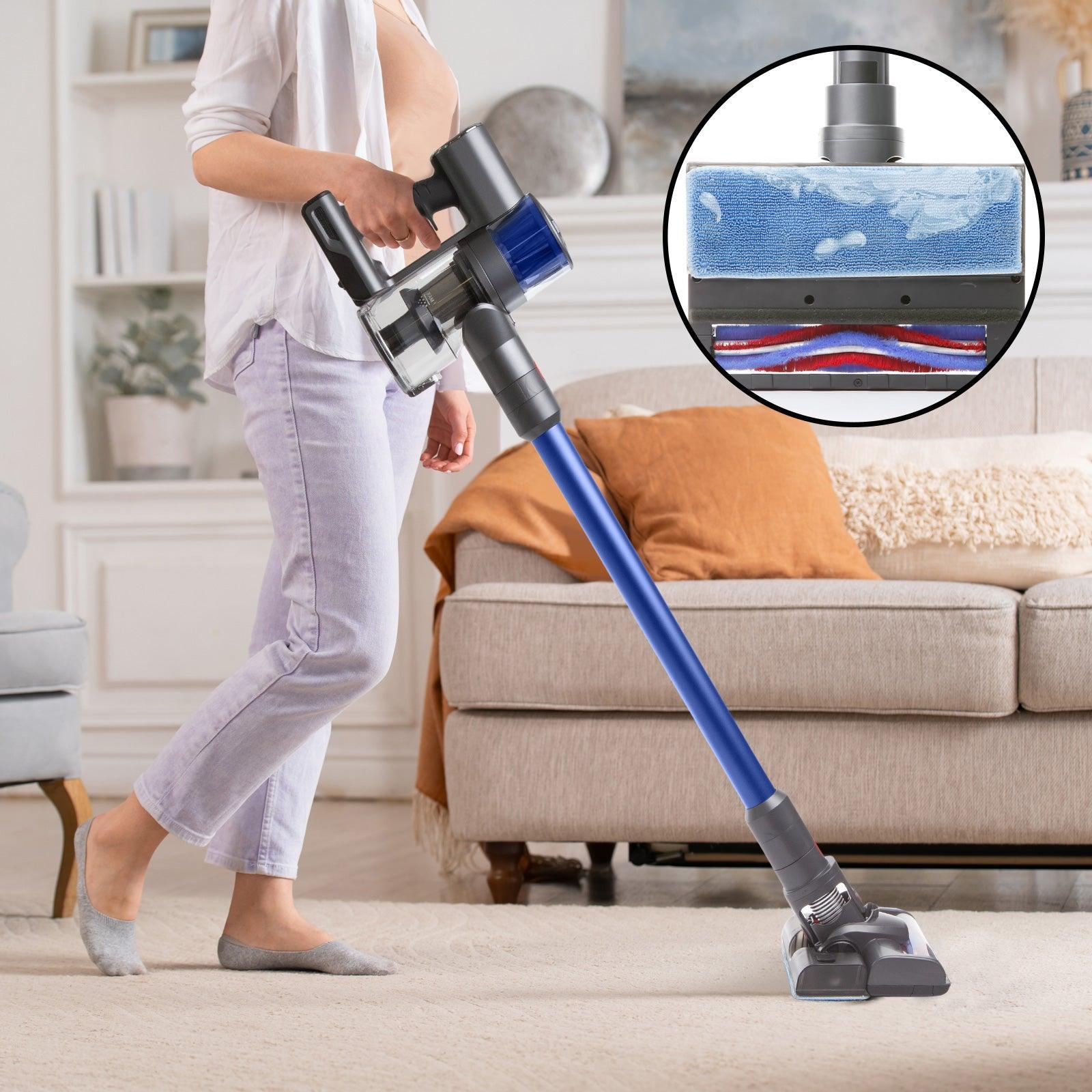 MyGenie H20 PRO Wet Mop 2-IN-1 Cordless Stick Vacuum Cleaner Handheld Recharge - Blue - John Cootes