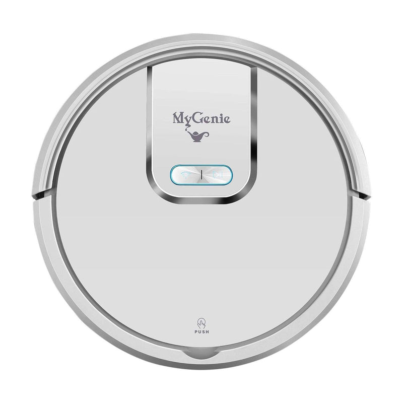 MyGenie WI-FI GMAX Robotic Vacuum Cleaner Mop App Control Dry & Wet Auto Robot - White - John Cootes